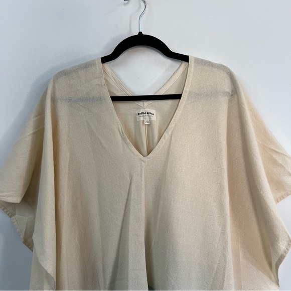 Tribe Alive Boho Stripe Poncho Swim Cover - Picture 6 of 12